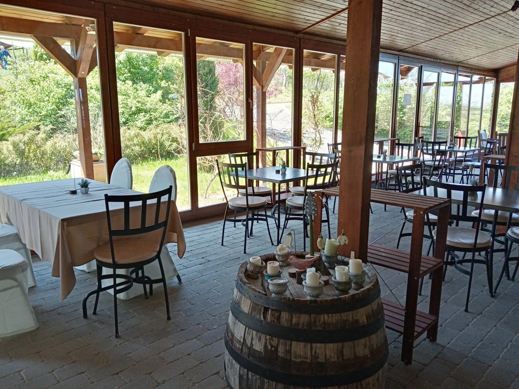 Restaurant terrace